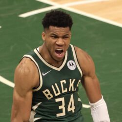 Giannis antetokounmpo bucks milwaukee finals suns scores getty smash engaged champion dominates rout defector observations blistered casterline justin